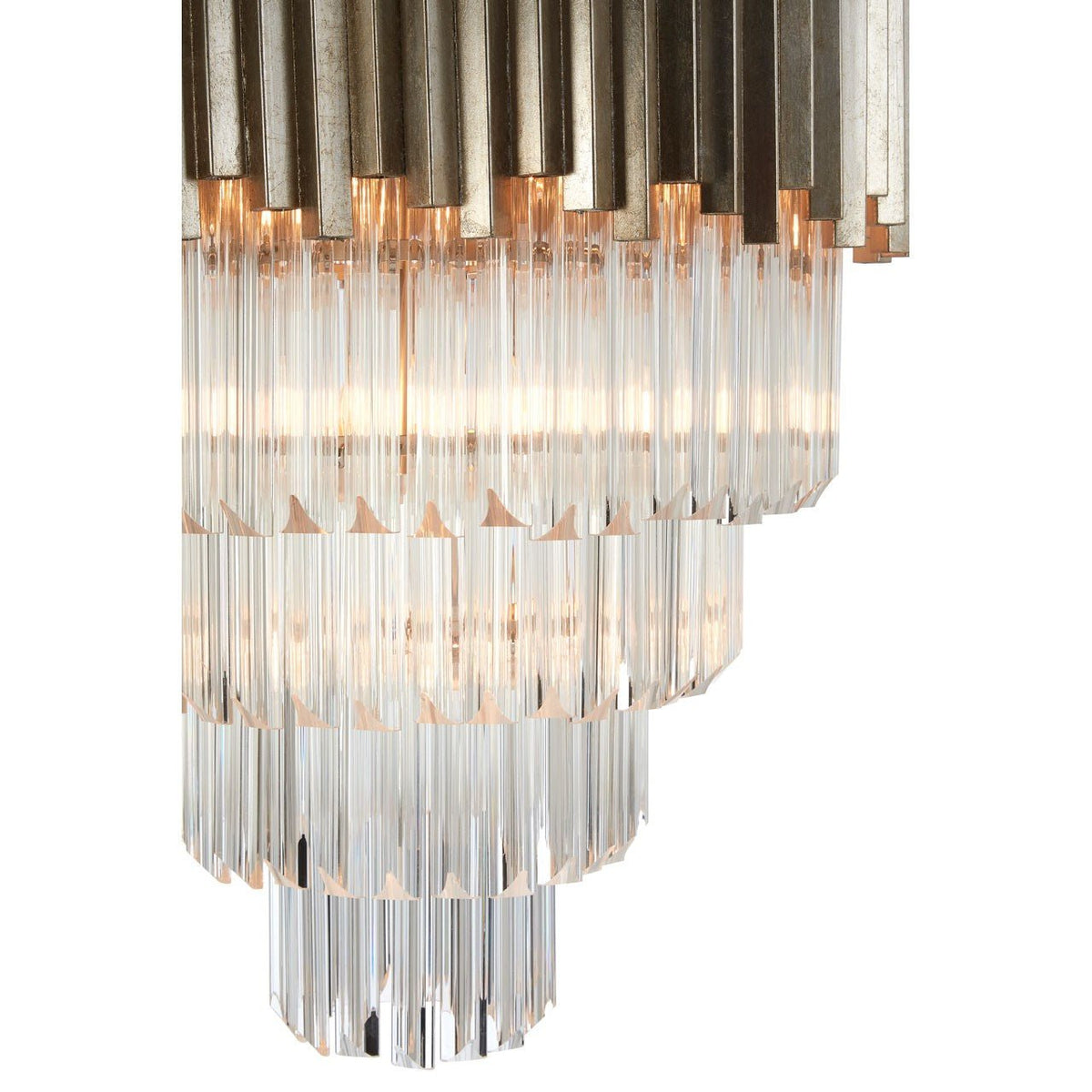 Chimes - Samara Large Silver Finish Chandelier