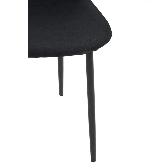 Sahara Black Fabric Dining Chair
