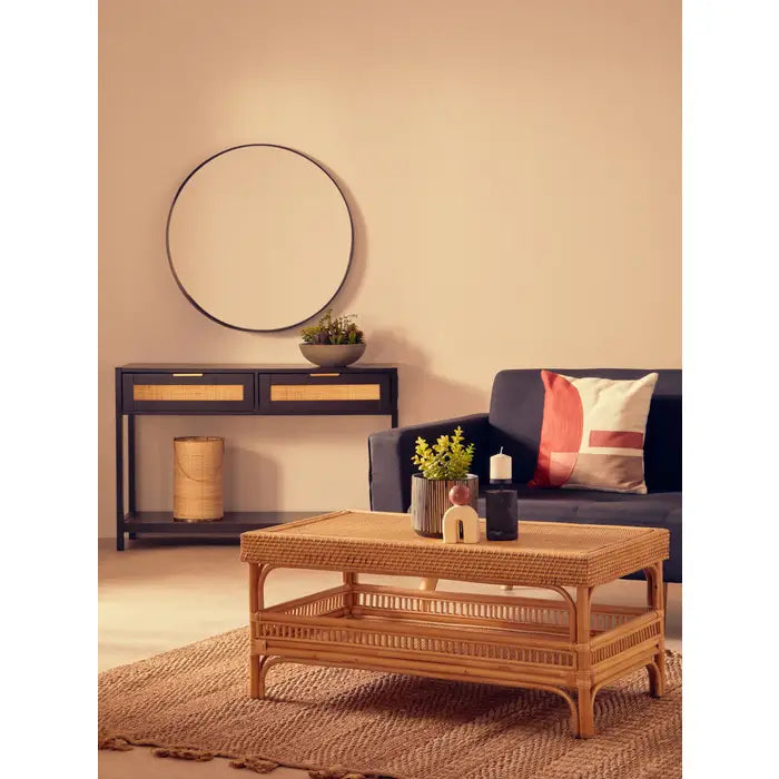 Barron Black Wood Console Table