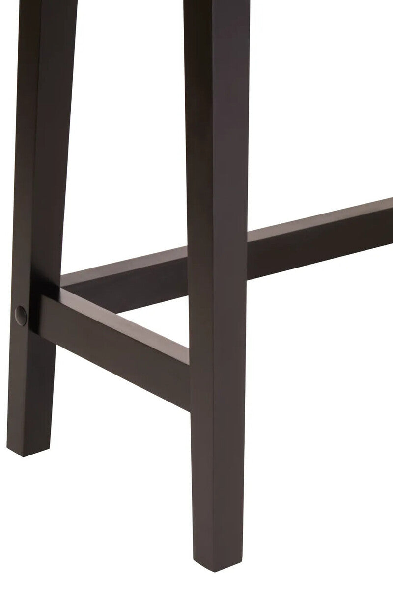 Malia Two Drawer Black Wood Finish Console Table