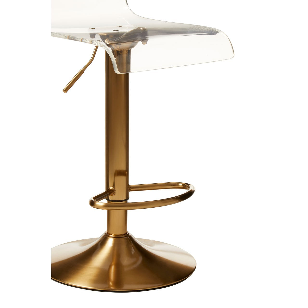 Chimes - Remi Acrylic Bar Stool Gold