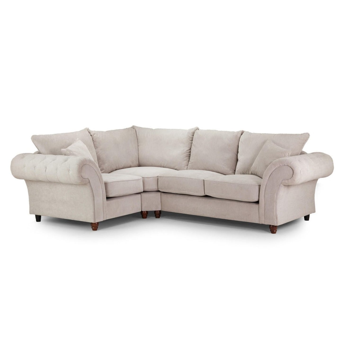 Chimes - Belvedere Left Hand Corner Sofa - Stone