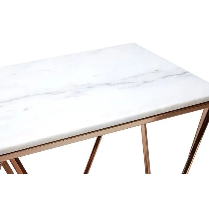 Varden Champagne Console Table