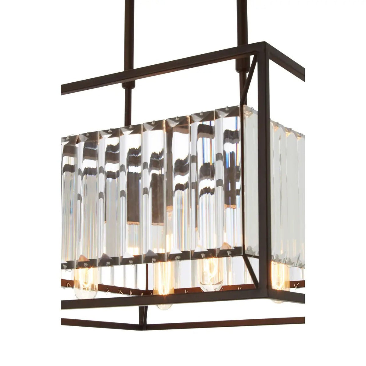 Arianna 4 Bulb Matte Black Celling Light