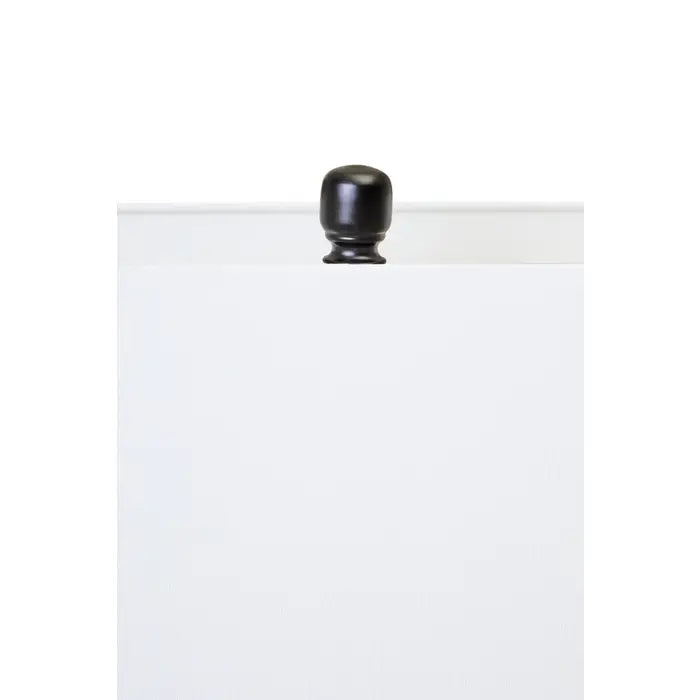 Eliza Clear Glass Table Lamp With Matte Black Base