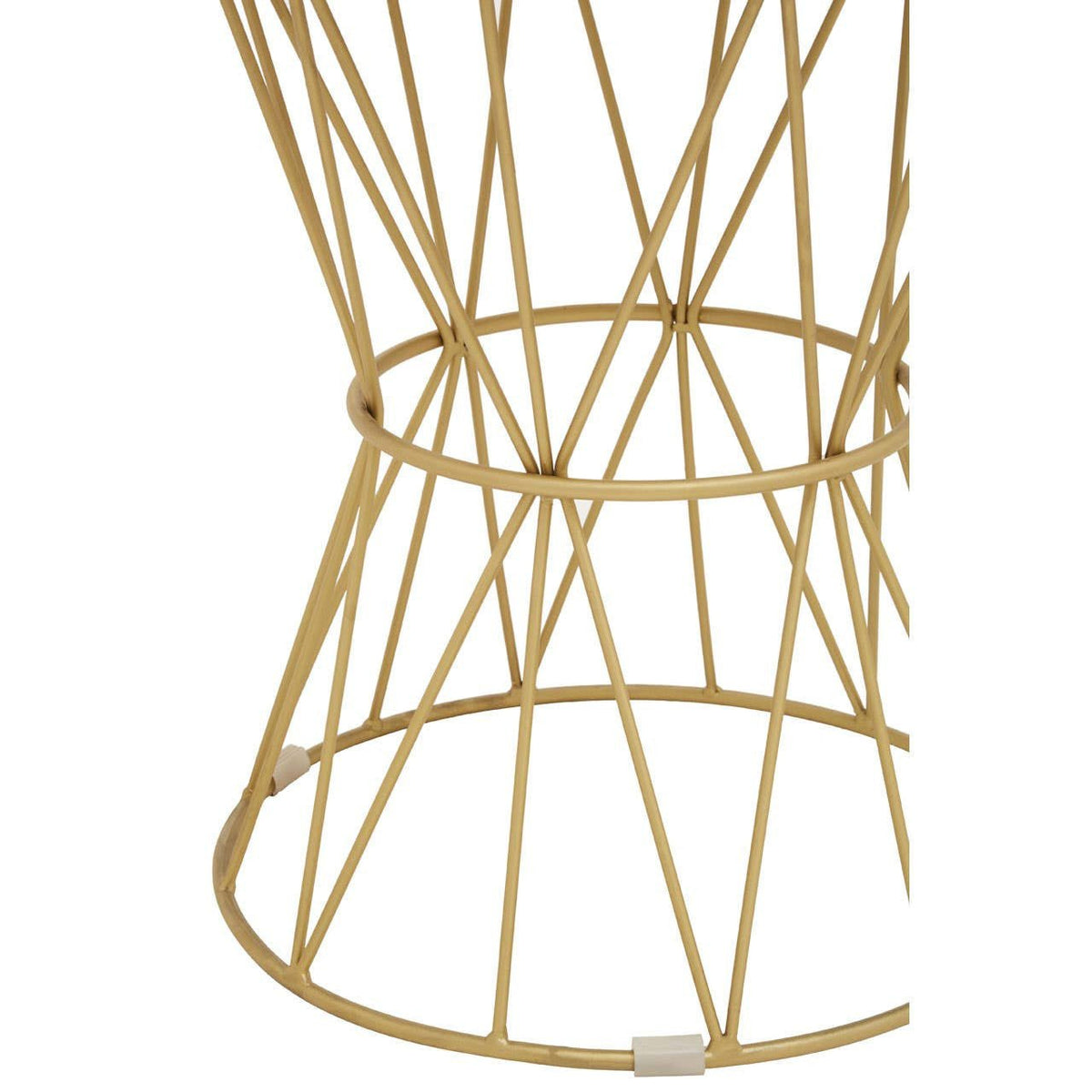 Rene Side Table With Pinched Base