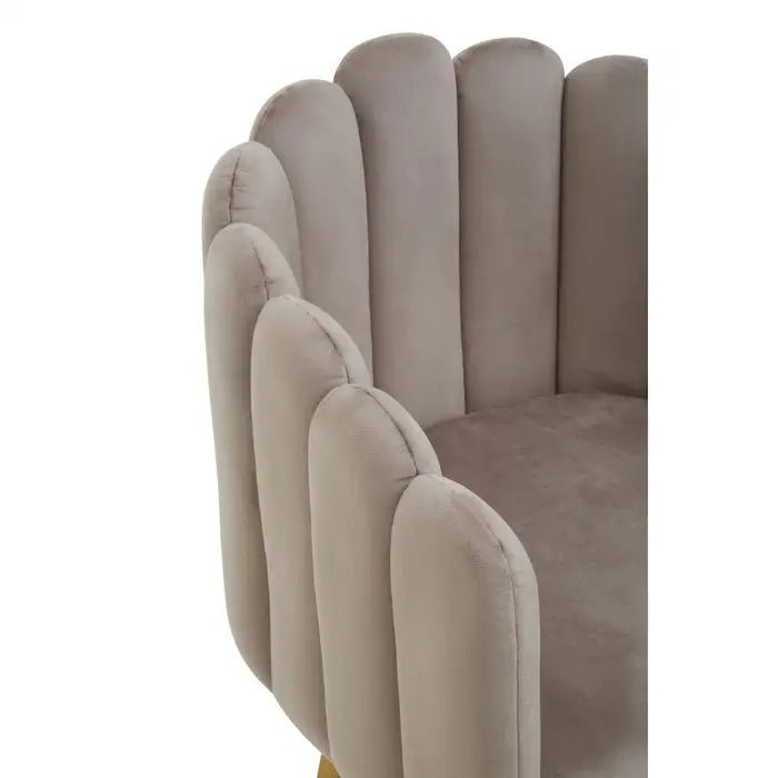 Beau Mink Velvet Dining Chair