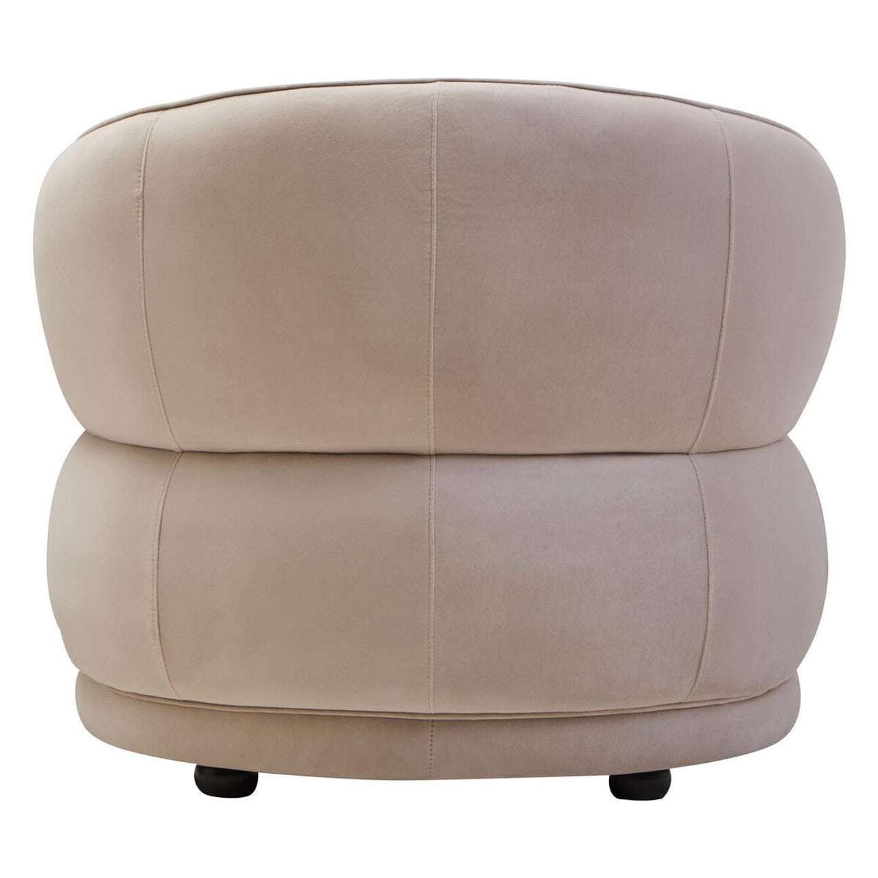 Farrah Stone Velvet Curved Chair