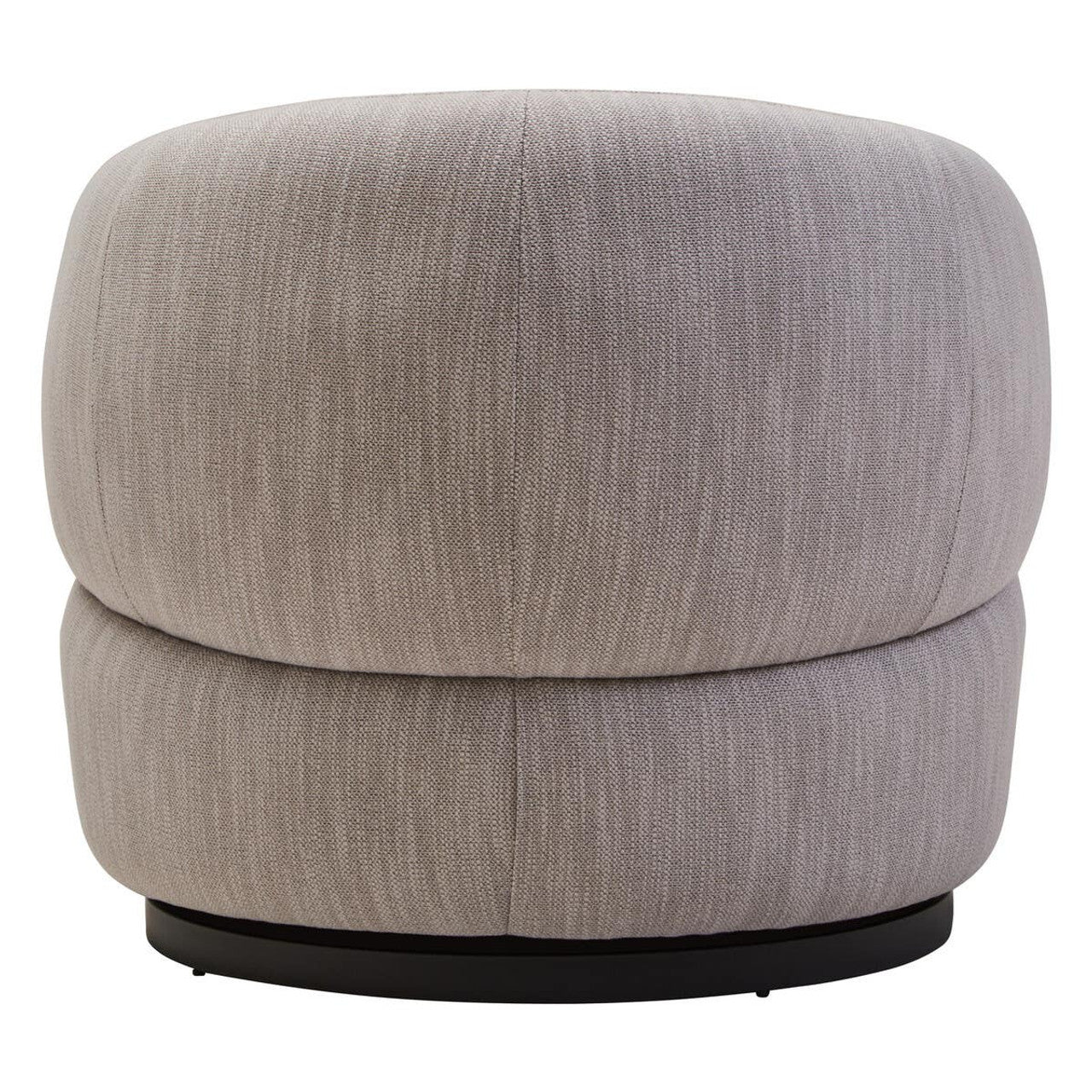 Barca Textured Grey Curved Swivel Chair