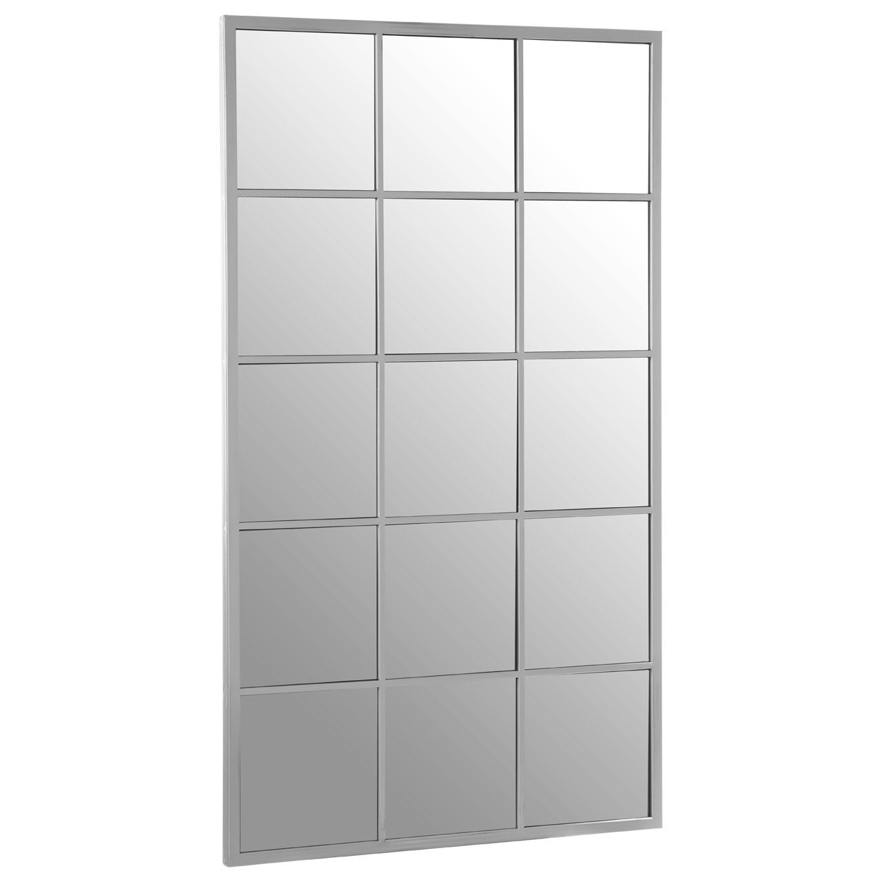 Chimes - Silver 15 Squares Wall Mirror