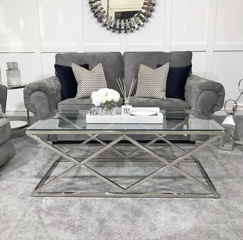 Chimes - Royalton Inverted Prism Base Coffee Table