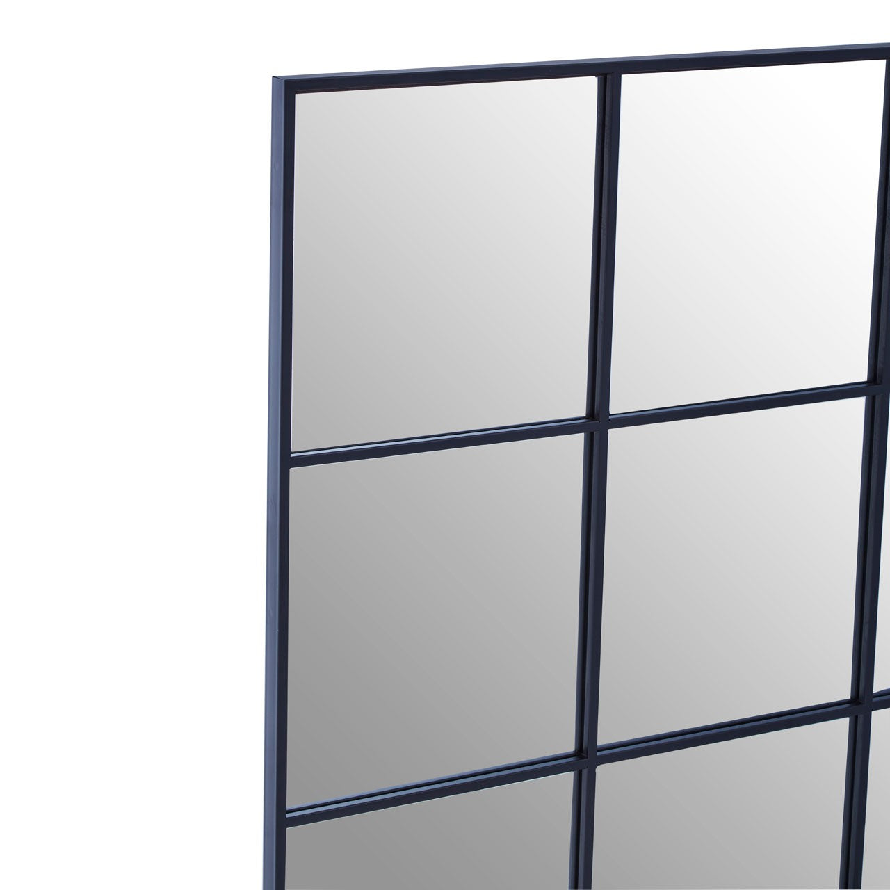 Chimes - Black 9 Squares Wall Mirror