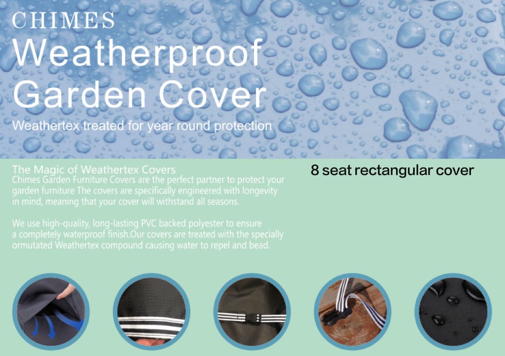 Cover Pack For 8 Seat Rectangular Dining Set Cover