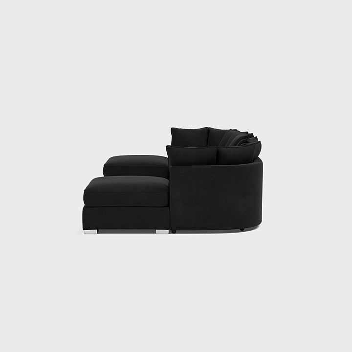 Chimes-Black Belfry U Sofa