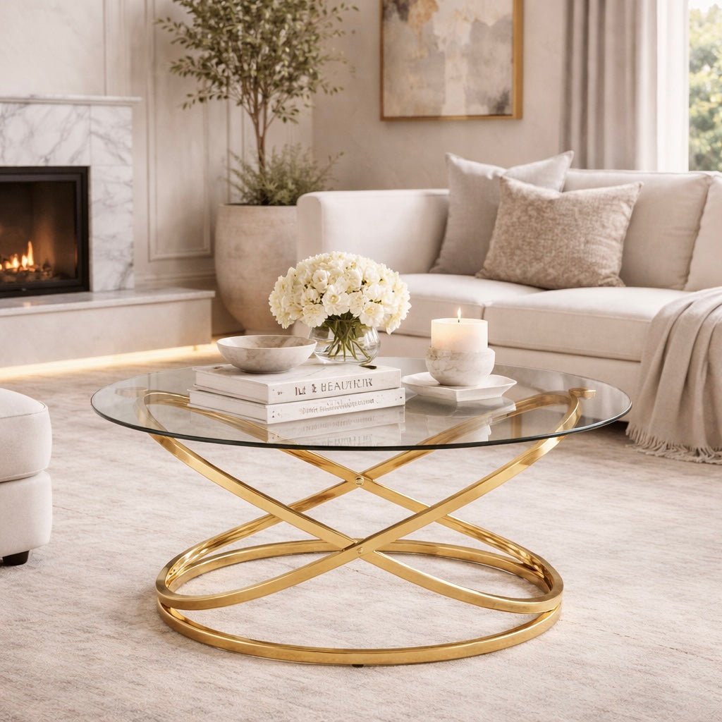 Reina Gold Coffee Table