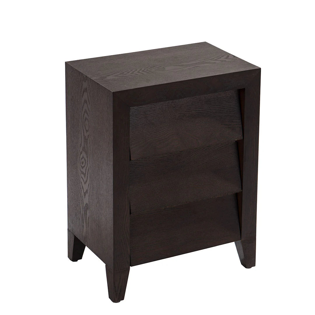 Ana Chocolate Finish Bedside Table