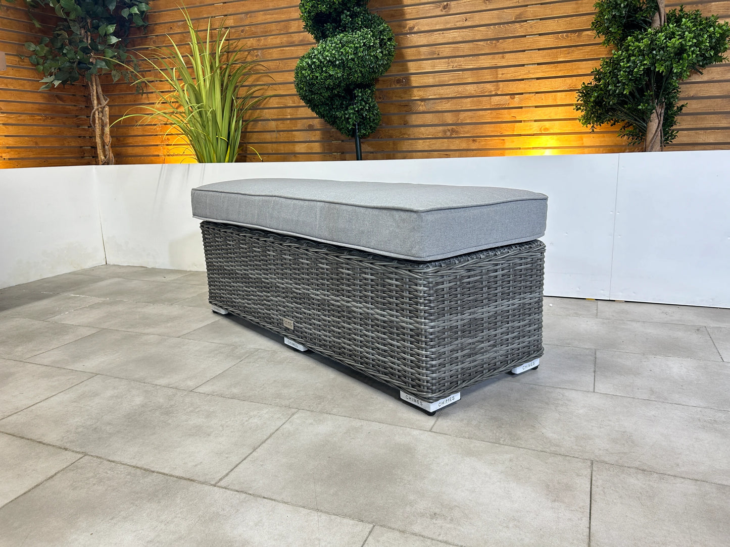 Chimes - Prestige Grey Double Bench