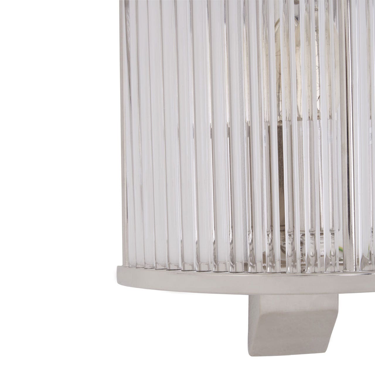 Chimes - Scarla Glass Wall Light With Nickel Finish