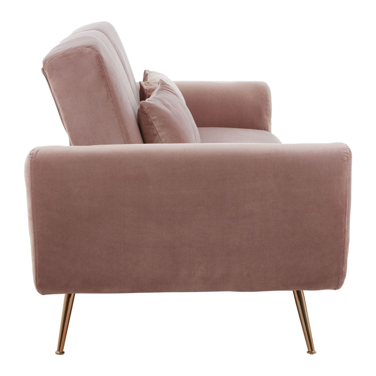 Chimes - Hayden Pink Velvet Sofa Bed