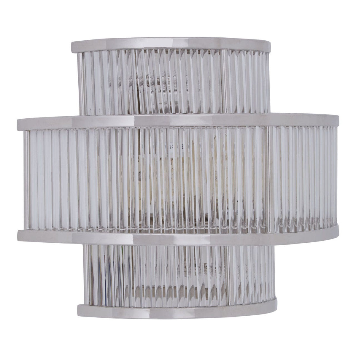 Chimes - Scarla 3 Tier Nickel Finish Glass Wall Light