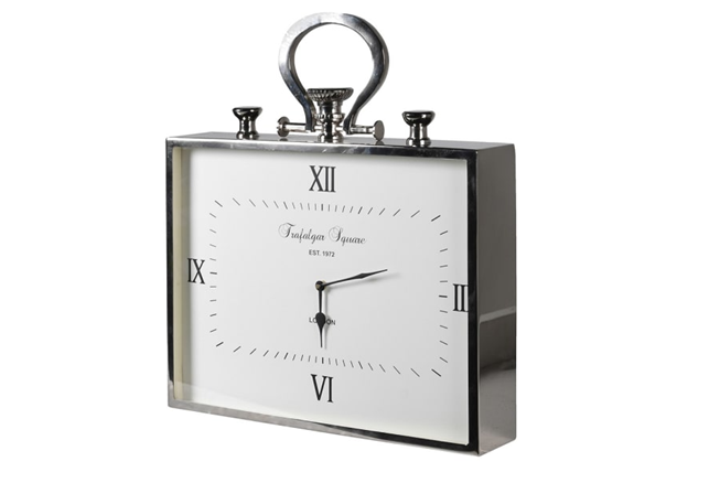 Chimes - Large Trinity Stainless Steel Mantel Clock