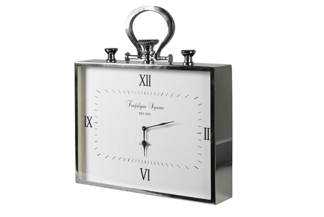 Chimes - Large Trinity Stainless Steel Mantel Clock