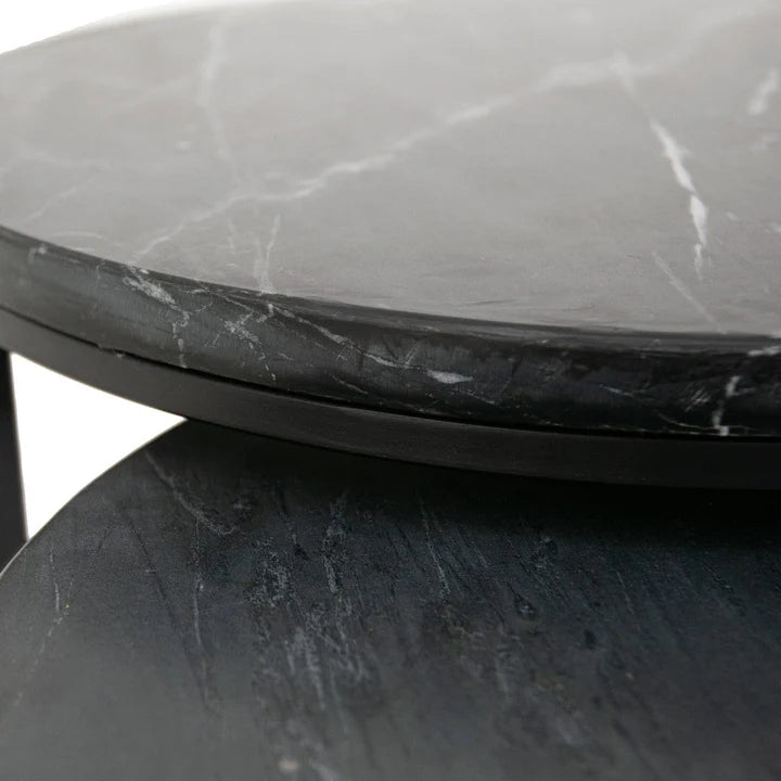 Nest Of Marble Top Tables