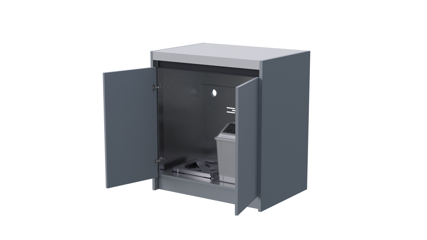 Whistler Grills - Fairford Gas Bottle Cabinet - Grey