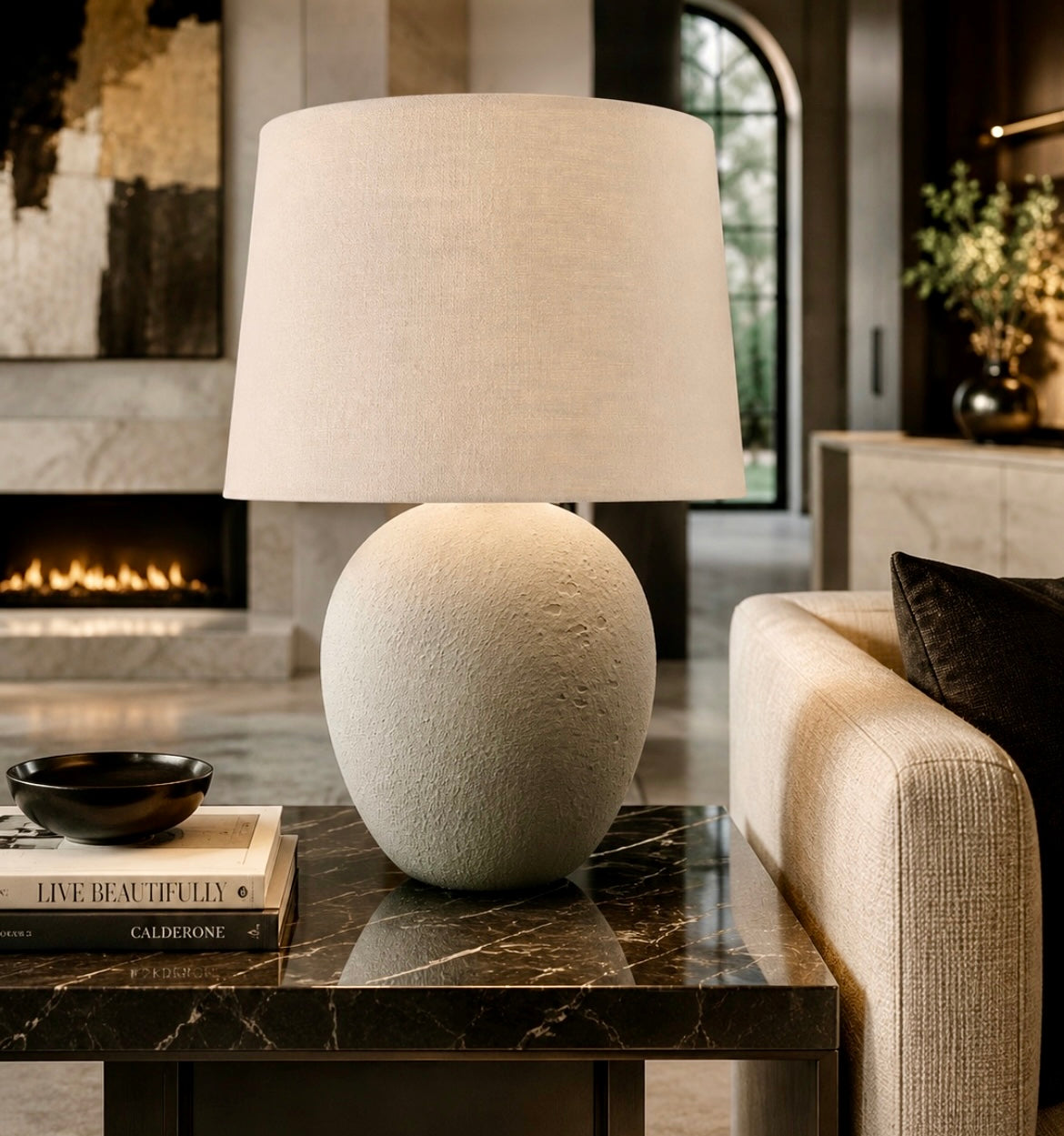 ASHFORD STONE LAMP