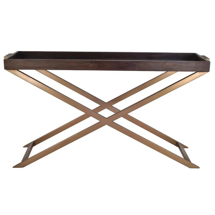 Iris Teak Console Table
