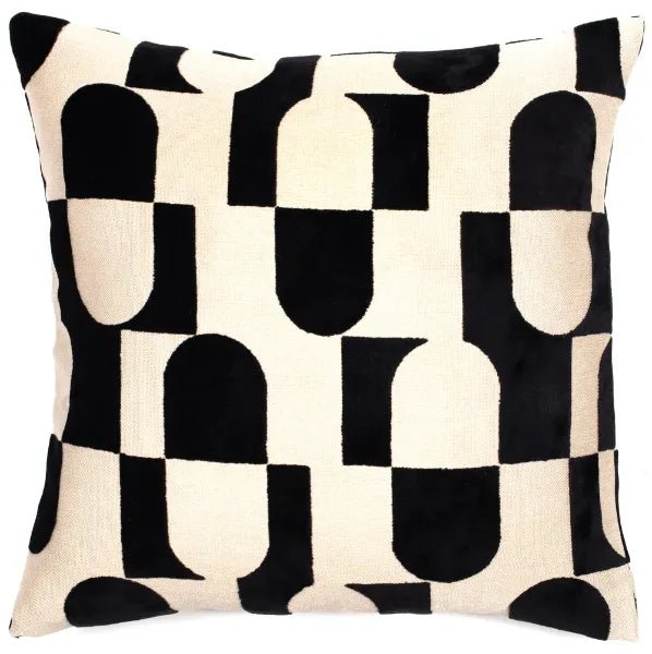 Paul Moneypenny Chillpill Black Large Cushion 56 X 56