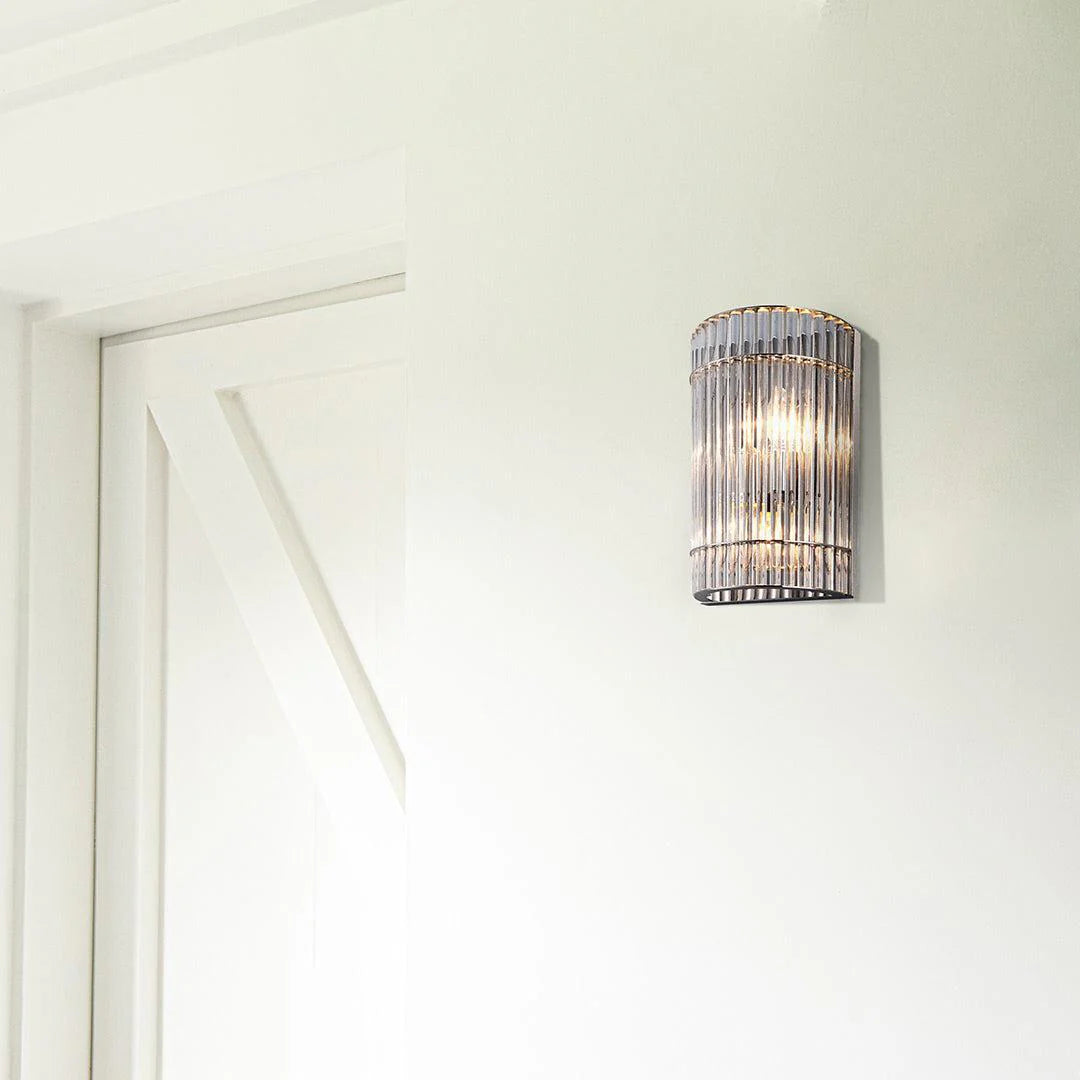 Davis IP65 Wall Lamp In Gunmetal