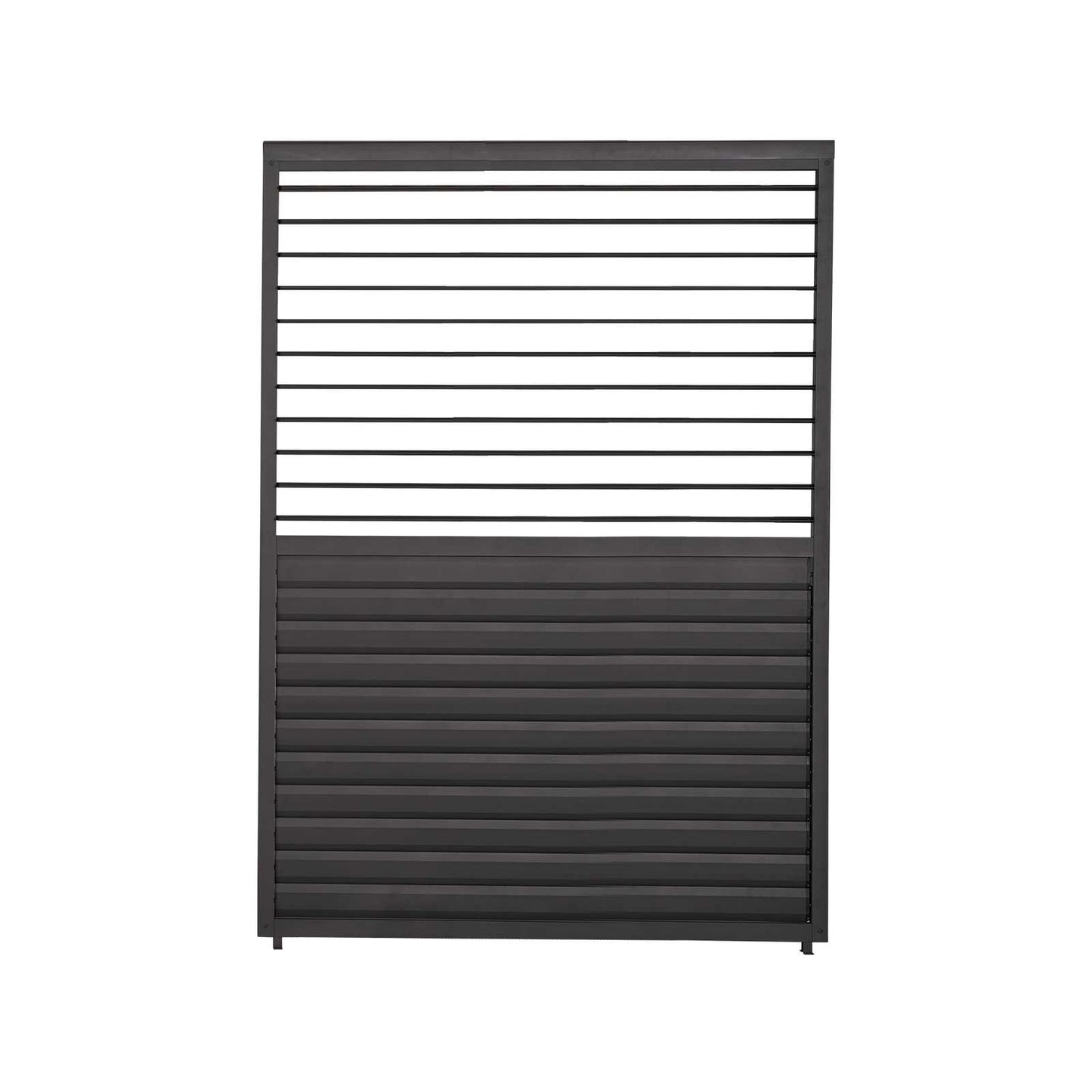 Nova - Titan 1.2m Aluminium Side Wall With Adjustable Louvres for 3.6m Titan Pergola - Grey