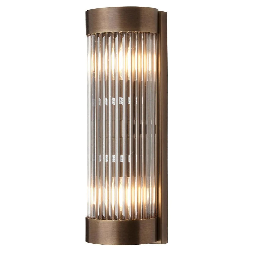 Narla Antique Brass Finish Wall Lamp