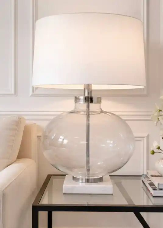 Sahara Glass Base Table Lamp