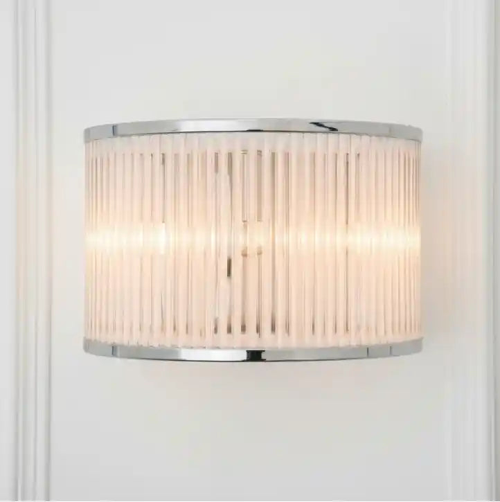 Arlo Nickel Finish Wall Lamp