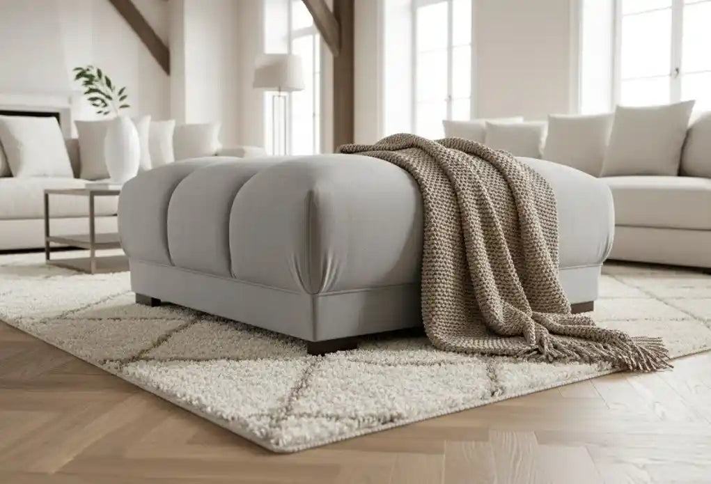 Kai Sofa Grey Footstool