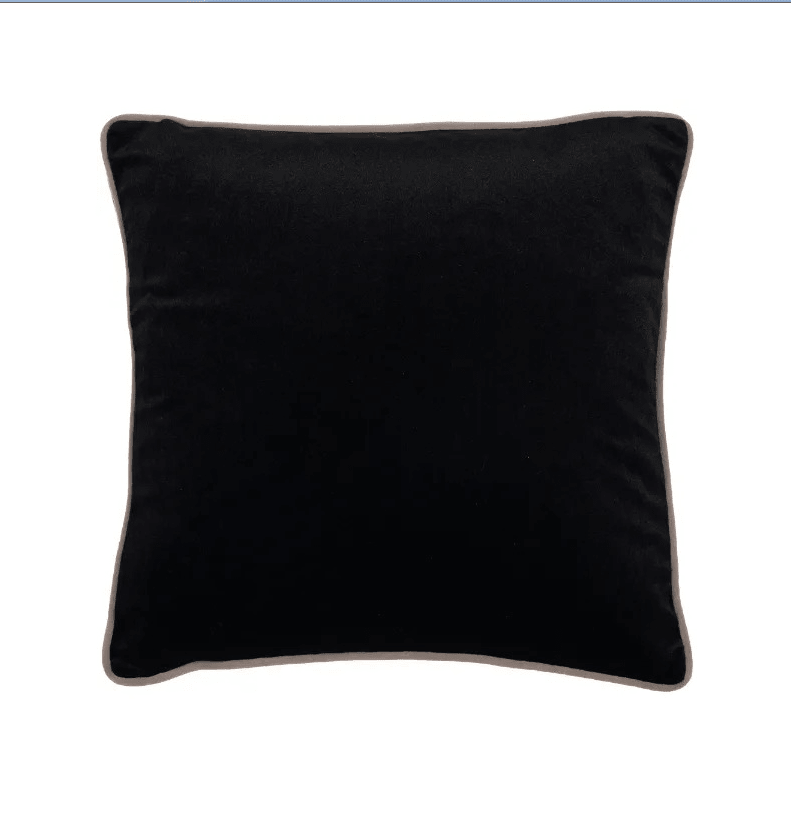 Chimes-Paul Moneypenny Twofaced Black & Cream Cushion 59 x 59
