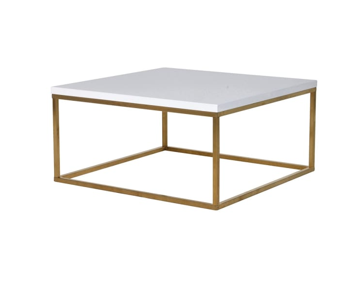 Gloss White Top Coffee Table