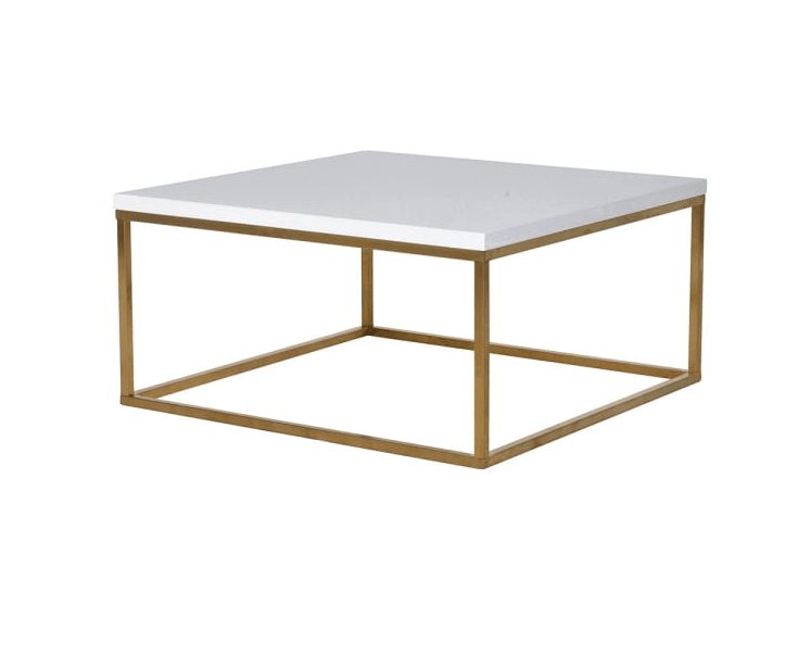 Gloss White Top Coffee Table