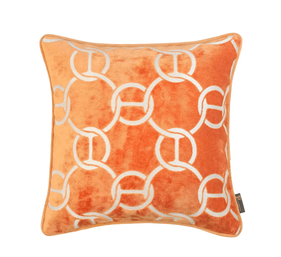 Paul Moneypenny Hookup Orange Cushion