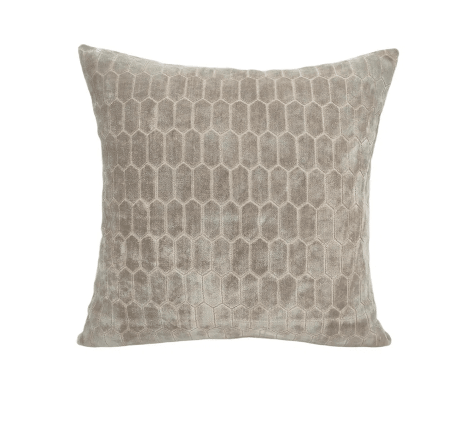 Malini Large Albie Taupe Cushion 56 x 56