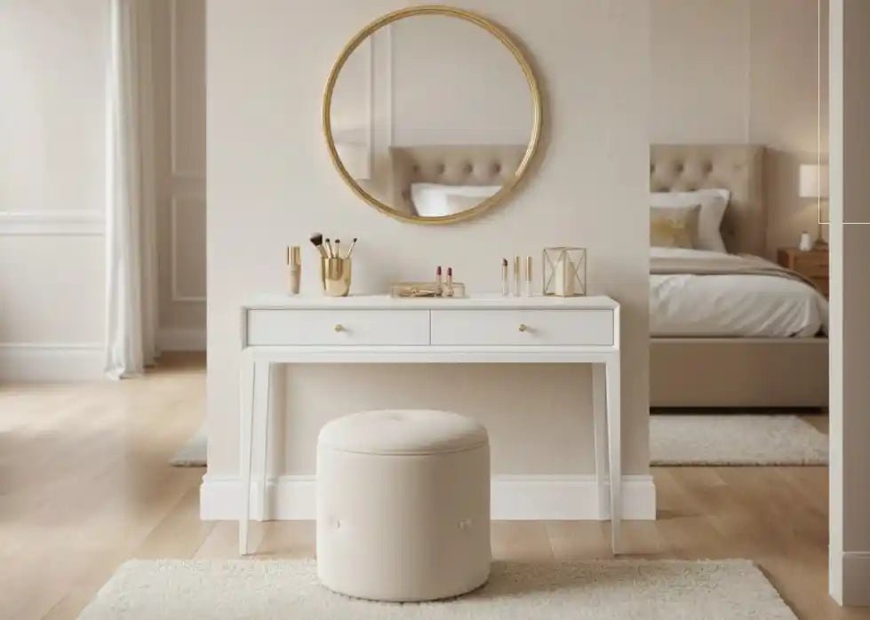 Remie RVA White Dressing Table