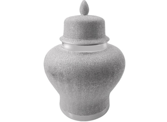 Small Silver Ginger Jar