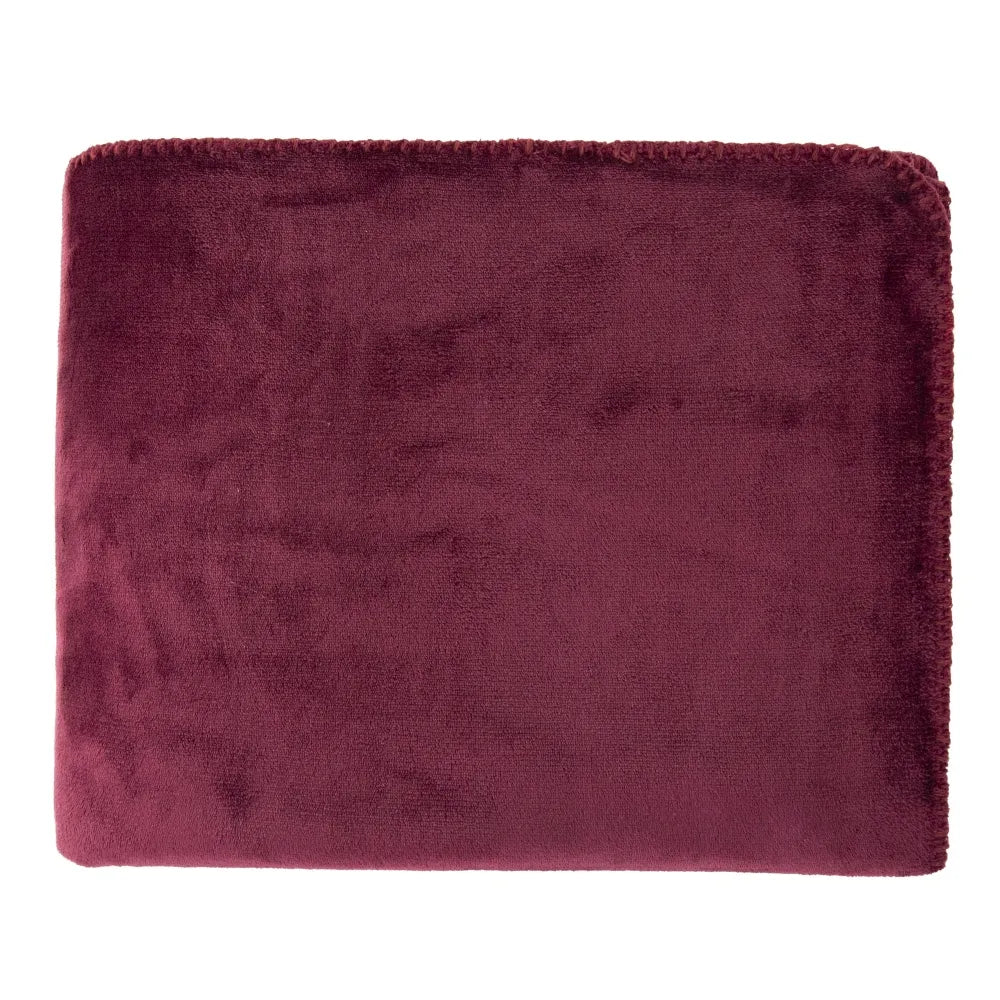 Chimes Cosy Aubergine Throw
