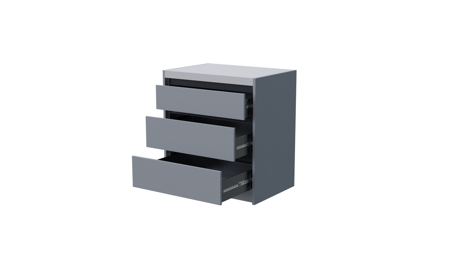Whistler Grills - Fairford Triple Drawer Cabinet - Grey