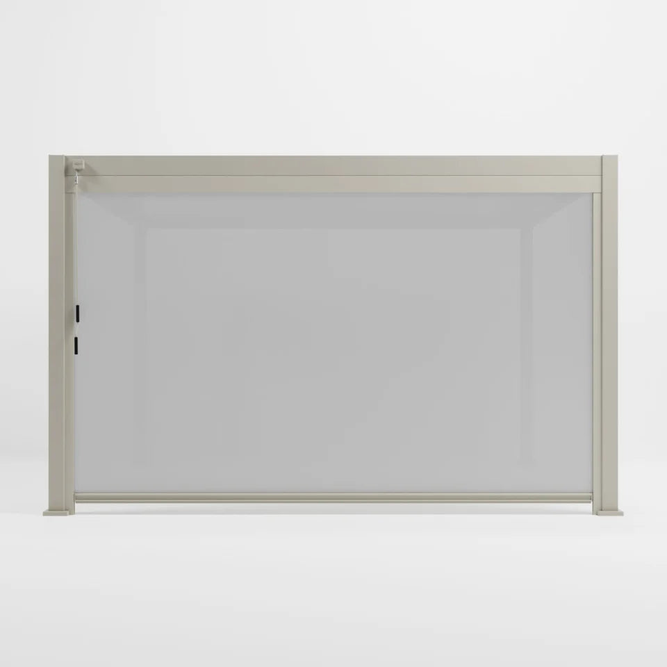 Nova - Pull Down Screen for Titan 3m Pergolas - Pebble