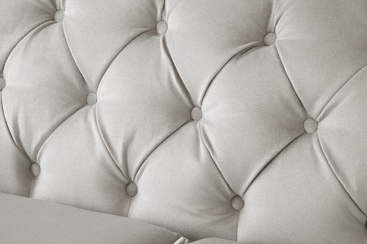 Chimes - Warwick Corner Sofa - Charcoal Stone - Without Foot Stool