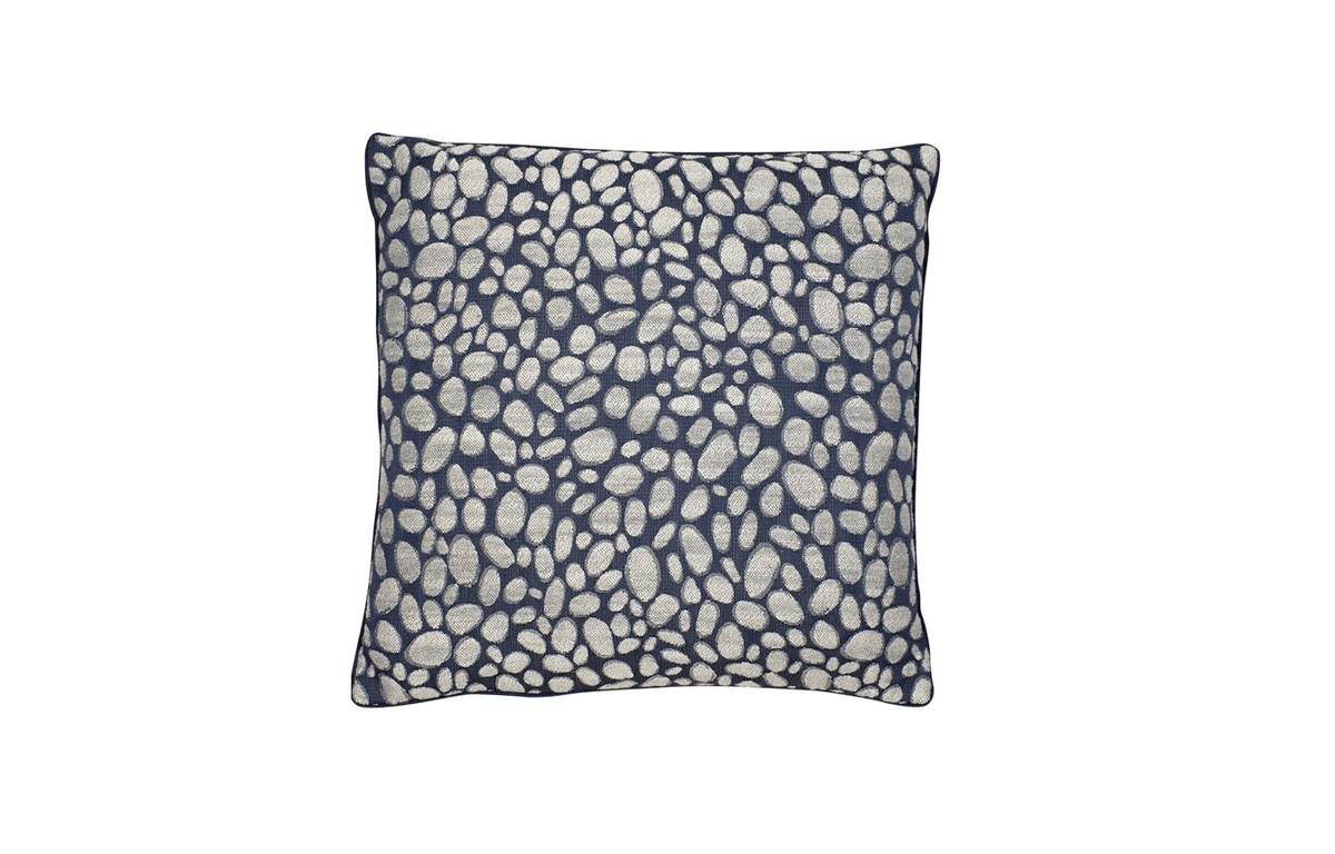 Chimes - Pebbles Blue Cushion 43 x 43