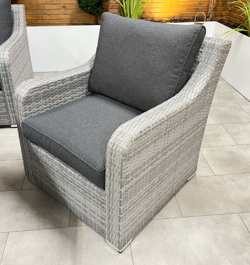 Stone Grey Vienna Armchair